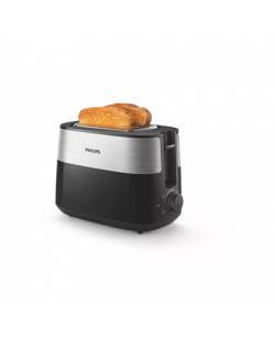 Philips Toaster HD2516/90 Daily Collection Power 830 W, Number of slots 2, Housing material Plastic, Black