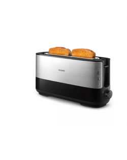 Philips Toaster HD2692/90 Viva Collection Power 950 W, Number of slots 2, Housing material Metal/Plastic, Black