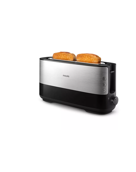 Philips Toaster HD2692/90 Viva Collection Power 950 W, Number of slots 2, Housing material Metal/Plastic, Black