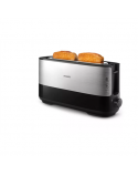 Philips Toaster HD2692/90 Viva Collection Power 950 W, Number of slots 2, Housing material Metal/Plastic, Black