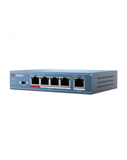 Hikvision Switch DS-3E0105P-E Unmanaged, Desktop, 10/100 Mbps (RJ-45) ports quantity 4, 1 Gbps (RJ-45) ports quantity 1, PoE por