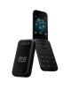 Nokia 2660 Flip Black, 2.8 ", TFT LCD, 240 x 320, Unisoc, T107, Internal RAM 0.048 GB, 0.128 GB, microSDHC, Dual SIM, Main camer