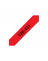 Brother TZE-431 Laminated Tape Black on Red, TZe, 8 m, 1.2 cm