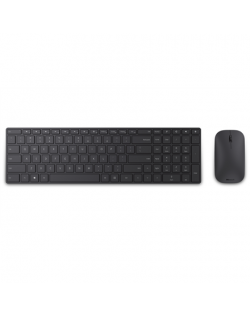Microsoft Designer Bluetooth Desktop Keyboard and Mouse Set, Wireless, Mouse included, RU, Numeric keypad, Black, Bluetooth, Wir