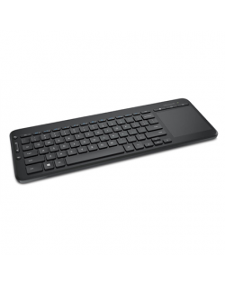 Microsoft N9Z-00009 All-in-One Media Keyboard Multimedia, Wireless, Batteries included, NORD, Black, 434 g