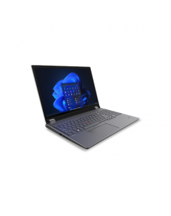 Lenovo ThinkPad P16 (Gen 1) Grey, 16 ", IPS, WQXGA, 2560 x 1600, Anti-glare, Intel Core i7, i7-12800HX, 16 GB, SSD 512 GB, NVIDIA RTX A1000, GDDR6, 4 GB, No Optical drive, Windows 11 Pro, 802.11ax, Bluetooth version 5.2, LTE Upgradable, Keyboard language English, Keyboard backlit, Warranty 36 month(s), Battery warranty 12 month(s)