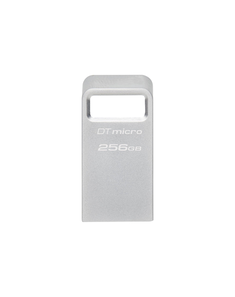 Kingston USB 3.2 Flash Drive DataTraveler micro 256 GB, USB 3.2, Silver