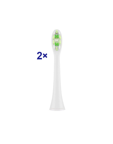 ETA SONETIC Toothbrush replacement ETA070790400 For adults, Heads, Number of brush heads included 2, White