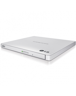 H.L Data Storage Ultra Slim Portable DVD-Writer GP57EW40 Interface USB 2.0, DVD±R/RW, CD read speed 24 x, CD write speed 24 x, W