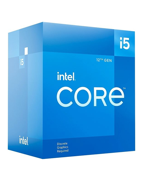 Intel i5-12400F, 2.5 GHz, LGA1700, Processor threads 12, Packing Retail, Processor cores 6, Component for Desktop