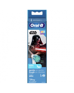 Oral-B Brush Set Extra Soft, StarWars EB10 2K Heads, For kids, Number of brush heads included 2