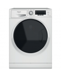 Hotpoint Washing Machine With Dryer NDD 11725 DA EE Energy efficiency class E, Front loading, Washing capacity 11 kg, 1551 RPM, Depth 61 cm, Width 60 cm, Display, LCD, Drying system, Drying capacity 7 kg, Steam function, White