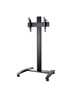EDBAK Flat Panel Trolley for Screen TRV100, 42-75 ", Maximum weight (capacity) 70 kg, Black