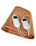 Camry Electirc Heating Blanket with Timer CR 7436 Number of heating levels 8, Number of persons 2, Washable, Remote control, Super Soft Fleece/Polyester, 2x60 W