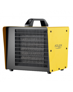 Adler Fan Heater AD 7740 Ceramic, 3000 W, Number of power levels 3, Yellow