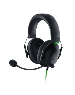 Razer Esports Headset BlackShark V2 X Wired, Over-ear, Microphone, Black, 3.5 mm, Noice canceling, Black