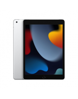 Apple iPad 10.2" 9th Gen Silver, Retina IPS LCD, A13 Bionic, 3 GB, 256 GB, 4G, Wi-Fi, 12 MP, 8 MP, Bluetooth, 4.2, iPadOS, 15, 1