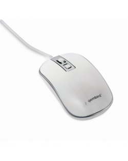 Gembird Optical USB mouse MUS-4B-06-WS White/Silver