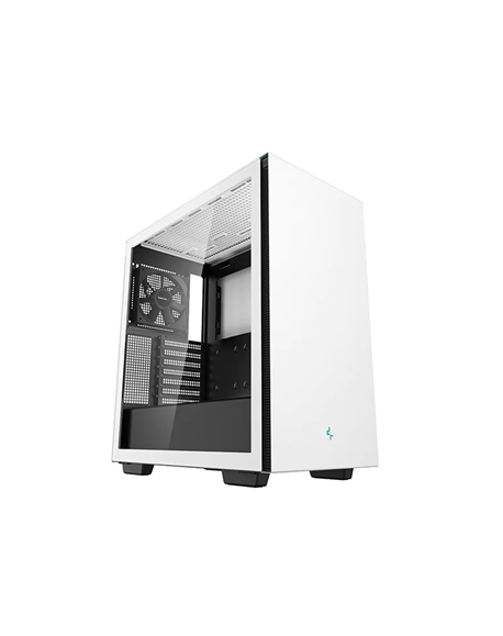 Deepcool MID TOWER CASE CH510 Side window, White, Mid-Tower, Power supply included No