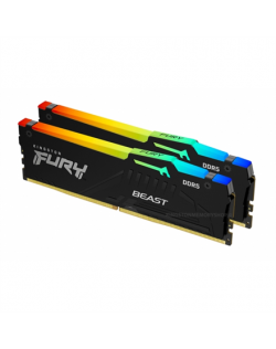 Kingston Fury Beast RGB 32 Kit (16GBx2) GB, DDR5, 4800 MHz, PC/server, Registered No, ECC No, 2x16 GB