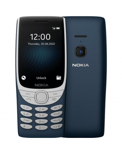 Nokia 8210 Blue, 2.8 ", TFT LCD, 240 x 320, Unisoc, T107, Internal RAM 0.048 GB, 0.128 GB, microSDHC, Dual SIM, Main camera 0.3 MP, 1450 mAh