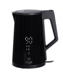 Adler Kettle AD 1345b Electric, 2200 W, 1.7 L, Stainless steel, 360° rotational base, Black