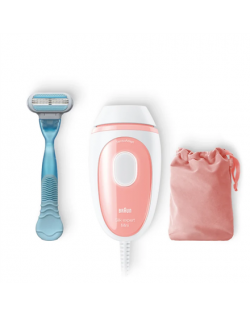 Braun Epilator PL1014 Silk-expert Mini IPL Number of power levels 3, White/Pink, Corded