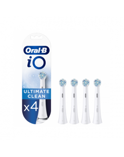 Oral-B Replaceable Toothbrush Heads iO Ultimate Clean For adults, Number of brush heads included 4, White