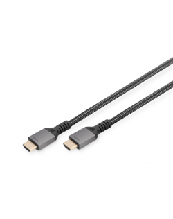 Digitus 8K PREMIUM HDMI 2.1 Connection Cable DB-330200-010-S Black, HDMI to HDMI, 1 m