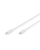 Digitus Lightning to USB-C data/charging cable DB-600109-020-W USB-C to Lightning, USB C, Apple Lightning 8-pin, 2 m