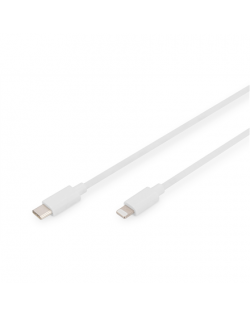 Digitus Lightning to USB-C data/charging cable DB-600109-020-W USB-C to Lightning, USB C, Apple Lightning 8-pin, 2 m