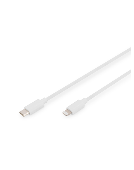 Digitus Lightning to USB-C data/charging cable DB-600109-020-W USB-C to Lightning, USB C, Apple Lightning 8-pin, 2 m