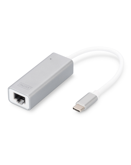 Digitus USB Type C 3.0 Gigabit Ethernet Adapter 10/100/1000 Mbps DN-3024