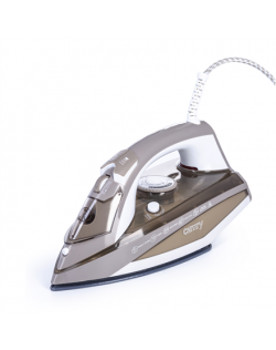 Camry CR 5018 Steam Iron, 3000 W, Water tank capacity 320 ml, Continuous steam 40 g/min, Brown/White