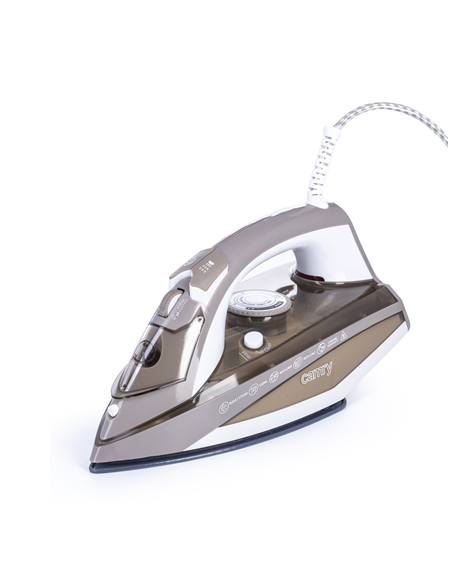 Camry CR 5018 Steam Iron, 3000 W, Water tank capacity 320 ml, Continuous steam 40 g/min, Brown/White