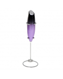 Adler Milk frother with a stand AD 4499 Black/Purple