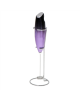 Adler Milk frother with a stand AD 4499 Black/Purple