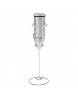 Adler Milk frother with a stand AD 4500 Stainless Steel