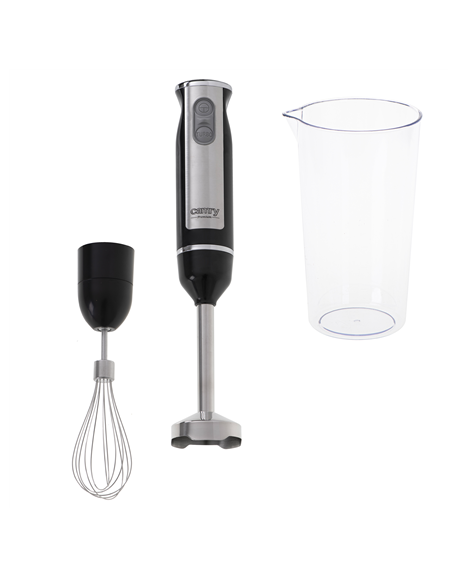 Camry CR 4621 Hand Blender, 1000 W, Number of speeds 2, Turbo mode, Black/Stainless Steel