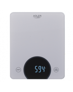 Adler Kitchen Scale AD 3173s Maximum weight (capacity) 10 kg, Graduation 1 g, Display type LED, Grey