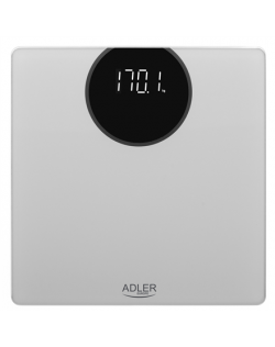 Adler Bathroom scale AD 8175 Maximum weight (capacity) 180 kg, Accuracy 100 g, Silver