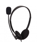 Gembird Stereo headset MHS-123 3.5 mm audio plug, Black, Built-in microphone