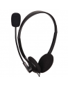 Gembird Stereo headset MHS-123 3.5 mm audio plug, Black, Built-in microphone