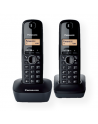 Panasonic Cordless KX-TG1612FXH Black, Caller ID, Wireless connection, Phonebook capacity 50 entries, Built-in display, Conference call