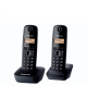 Panasonic Cordless KX-TG1612FXH Black, Caller ID, Wireless connection, Phonebook capacity 50 entries, Built-in display, Conferen