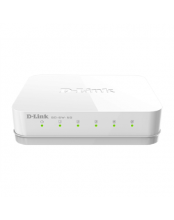 D-Link Switch GO-SW-5G/E Unmanaged, Desktop, 1 Gbps (RJ-45) ports quantity 5