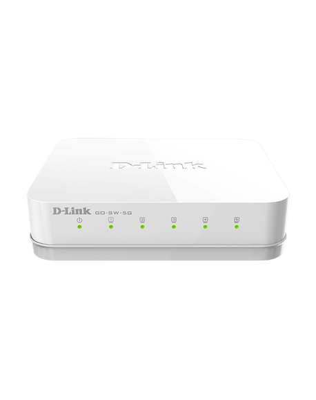 D-Link Switch GO-SW-5G/E Unmanaged, Desktop, 1 Gbps (RJ-45) ports quantity 5