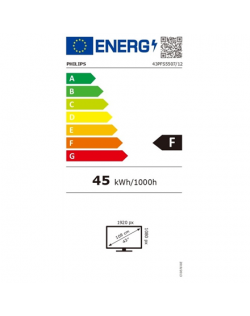 Philips LED Full HD TV 43PFS5507/12 43" (108 cm), 1920 x 1080, Black