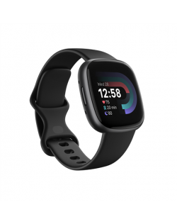 Fitbit Versa 4 Smart watch, NFC, GPS (satellite), AMOLED, Touchscreen, Heart rate monitor, Activity monitoring 24/7, Waterproof,