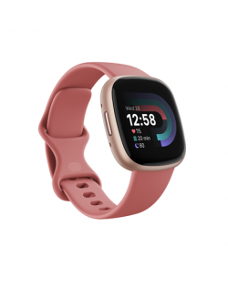 Fitbit Versa 4 Smart watch, NFC, GPS (satellite), AMOLED, Touchscreen, Heart rate monitor, Activity monitoring 24/7, Waterproof,